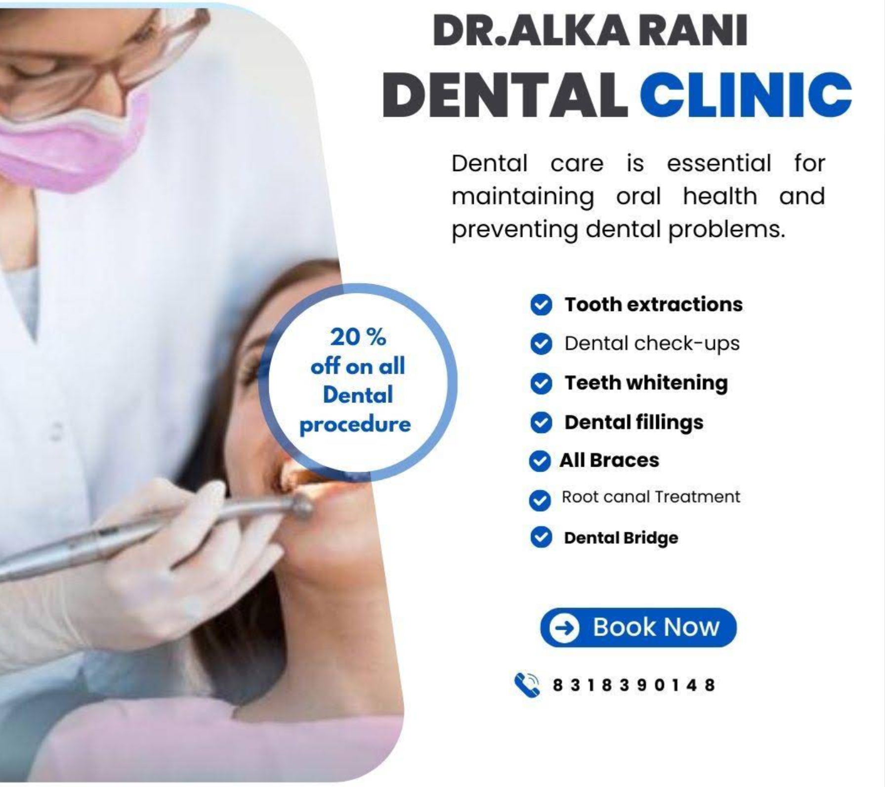 Dr. Alka Rani Dental Clinic Entrance View in Ranchi